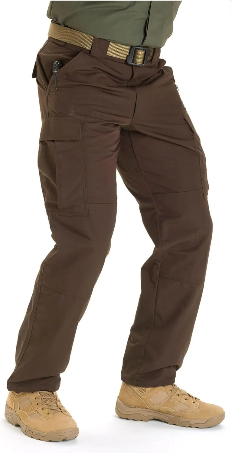 5.11 Tactical Pants for Men, TDU Ripstop Cargo Work Pant for Police, Operator, & Patrol, Style 74003ABR