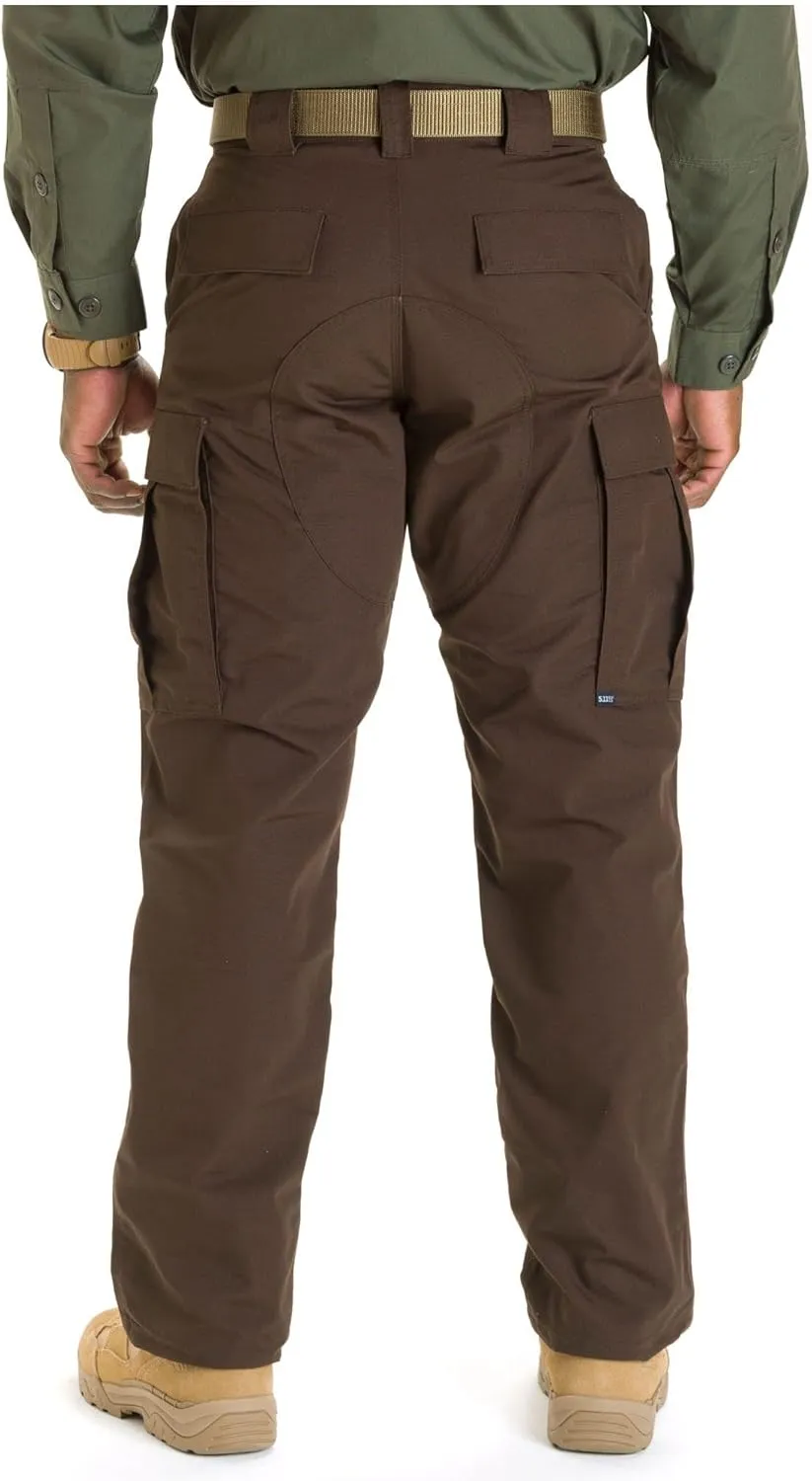 5.11 Tactical Pants for Men, TDU Ripstop Cargo Work Pant for Police, Operator, & Patrol, Style 74003ABR