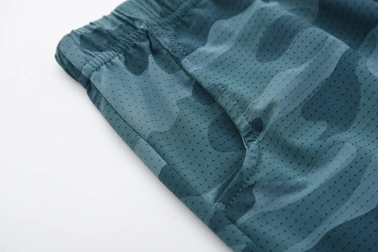 ACESTAR Boys Camouflage Athletic Shorts - Quick Dry Active Youth Printed Camo Core Mesh Sport Shorts with Pockets