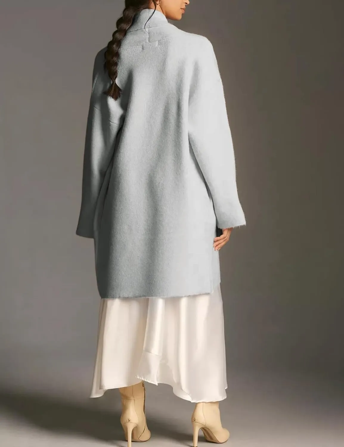 Arssm Womens Long Cardigan Oversized Chunky Open Front Sweaters Slouchy Knit Long Sleeve Fall Coat 2024 Trendy Jackets