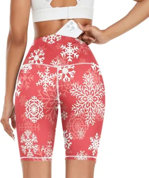 Biker Yoga Shorts with Pockets for Women Spandex Compression Shorts, High Waist Soft Workout Leggings, X-Small