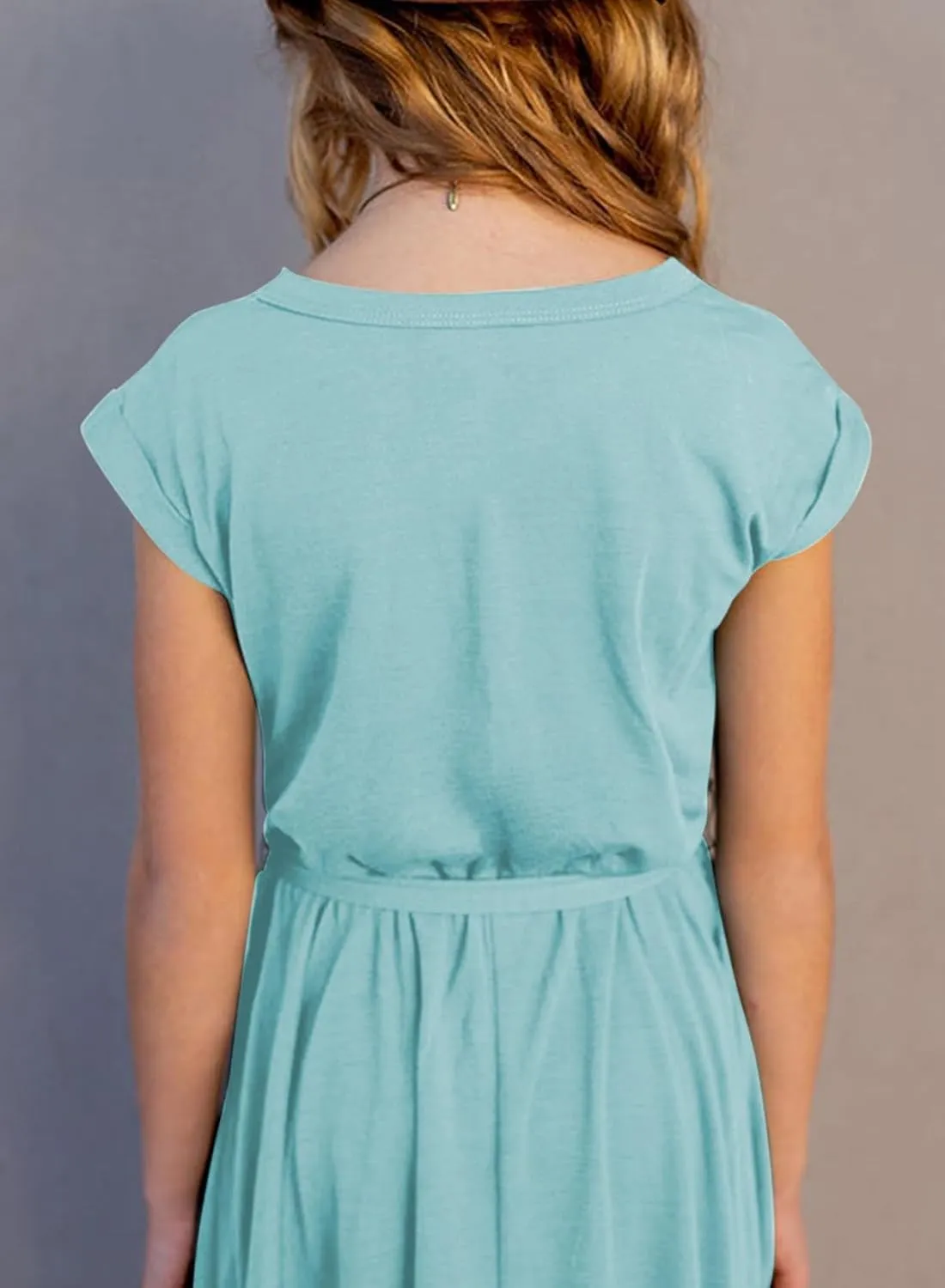 blibean Tween Girl Fashion Swing Dress Boho A-line Dresses 4-13 Years
