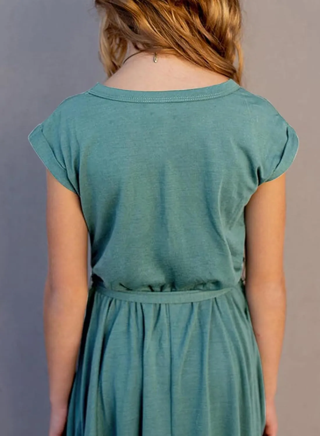 blibean Tween Girl Fashion Swing Dress Boho A-line Dresses 4-13 Years