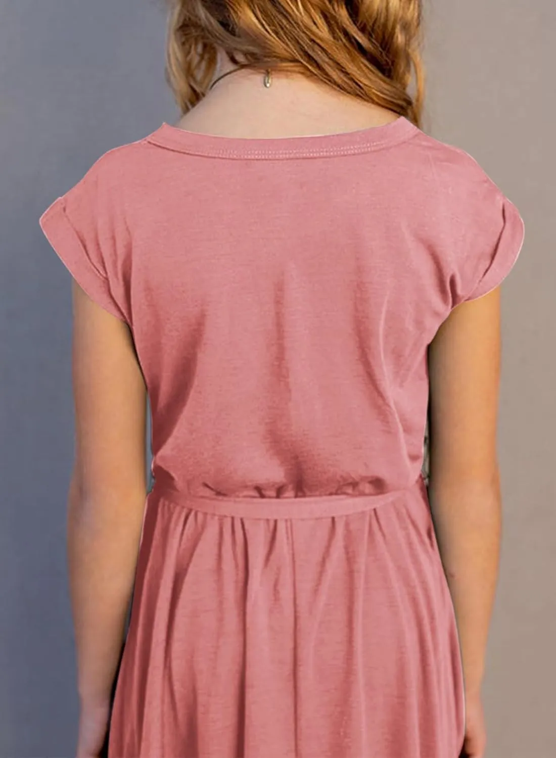blibean Tween Girl Fashion Swing Dress Boho A-line Dresses 4-13 Years