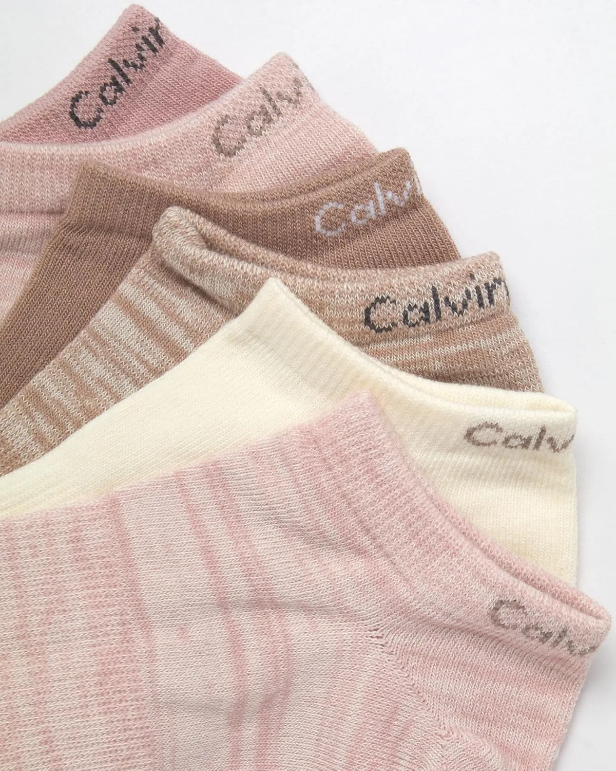 Calvin Klein Women's No Show Socks - 12 Pack Flat Knit Solid Cushioned Athletic Low Cut Ankle Socks for Women (Sizes: 4-10)