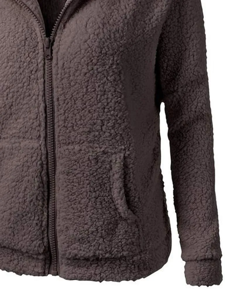 Cardigan Sweaters for women Casual Button Down Long Sleeve Knit Cropped Open Front Sweaters Wool Blend Sweater Jacket