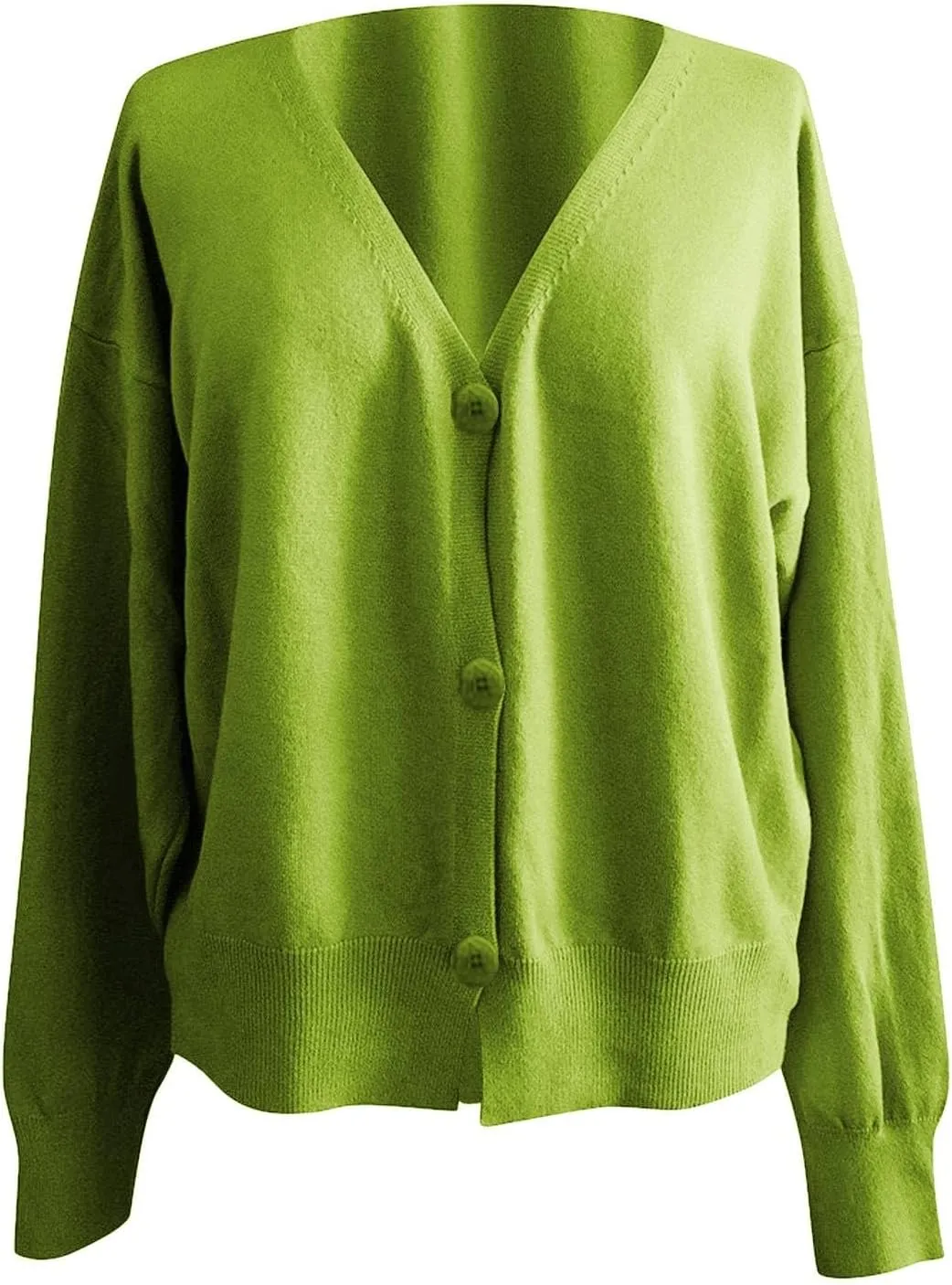 Cardigan Sweaters for women Casual Button Down Long Sleeve Knit Cropped Open Front Sweaters Wool Blend Sweater Jacket