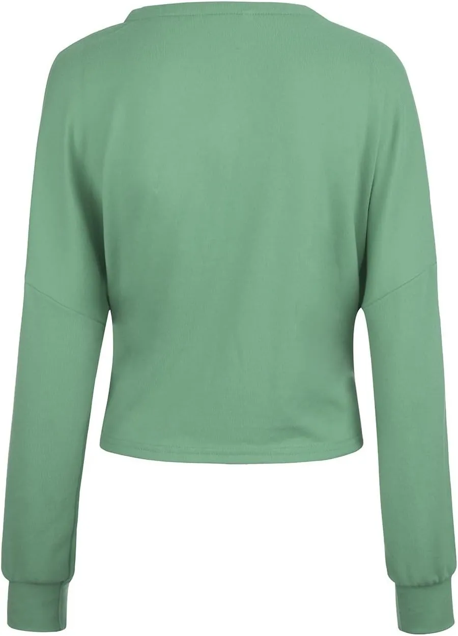 Cardigan Sweaters for women Casual Button Down Long Sleeve Knit Cropped Open Front Sweaters Wool Blend Sweater Jacket