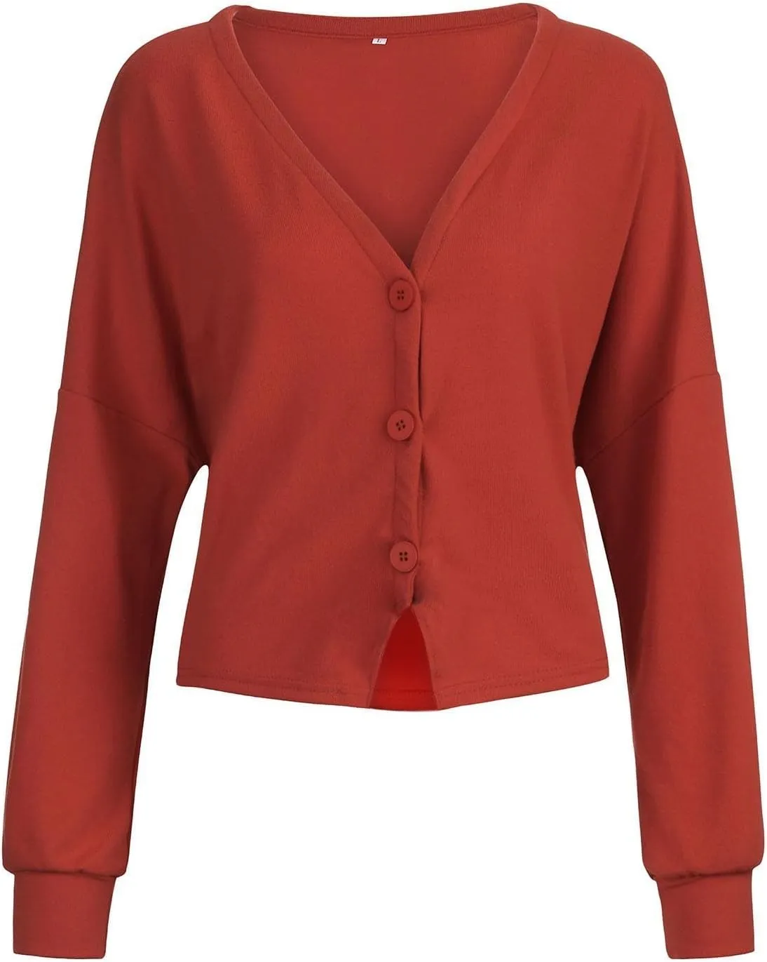 Cardigan Sweaters for Women Casual Button Down Long Sleeve Knit Cropped Open Front Sweaters Wool Blend Sweater Jackets