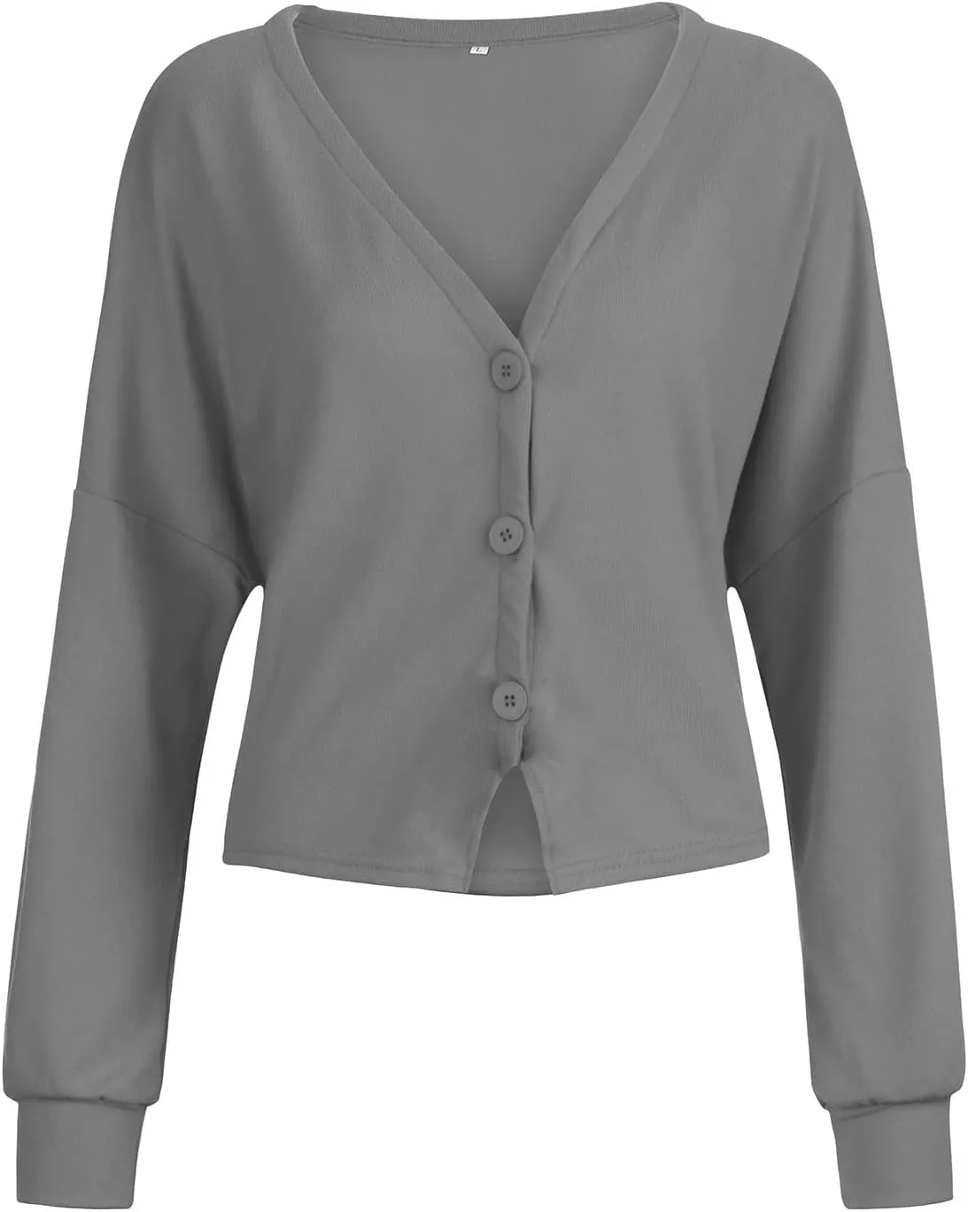 Cardigan Sweaters for Women Casual Button Down Long Sleeve Knit Cropped Open Front Sweaters Wool Blend Sweater Jackets