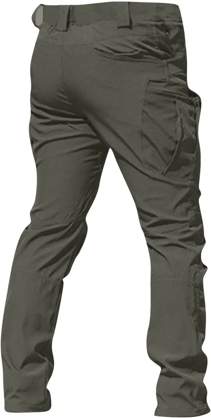 Cargo Pants for Men Relaxed Fit Waterproof Stretch Work Pants Multi Pockets Ripstop Flex Camo Hunting Tactical Pants