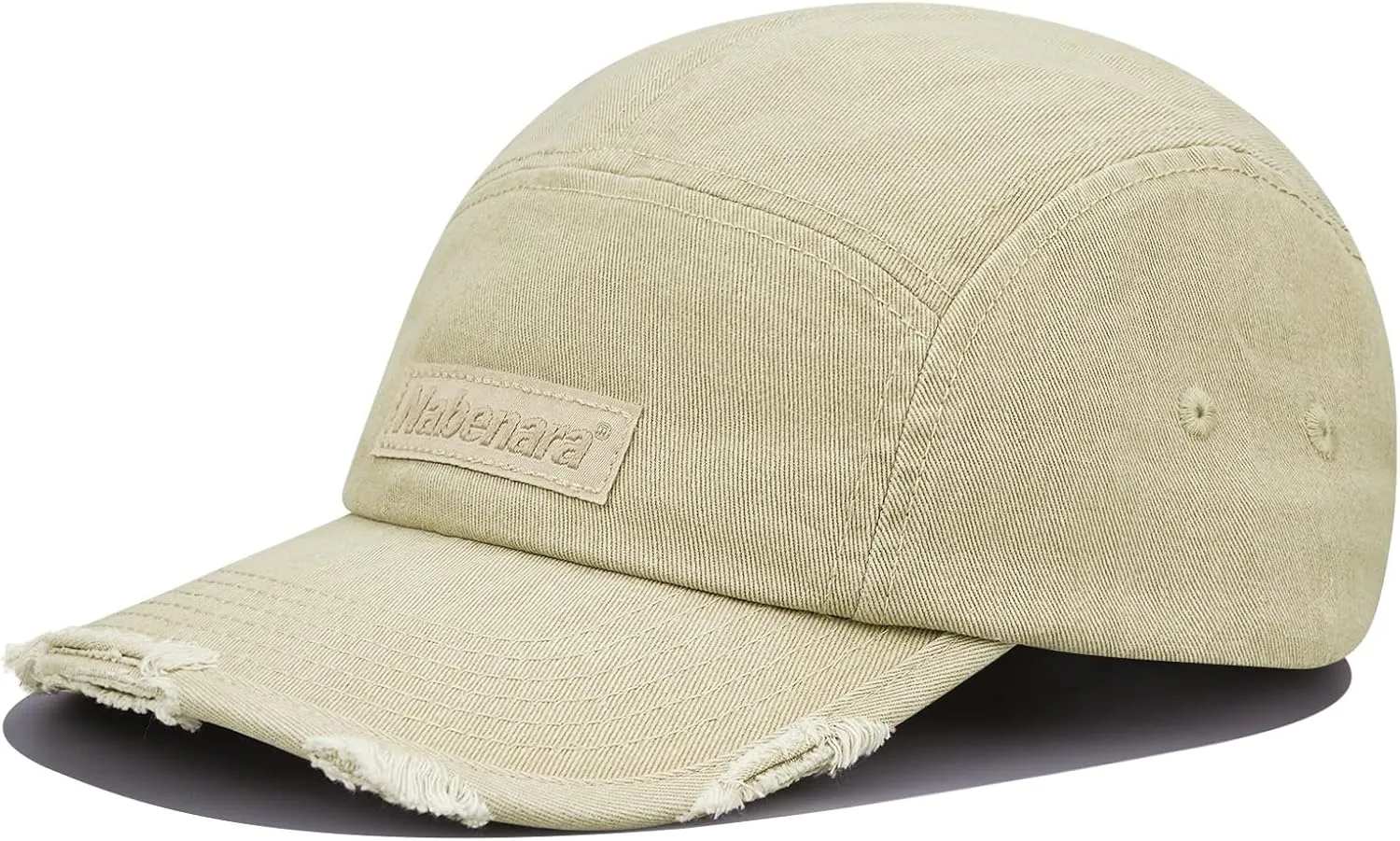 Clakllie 5 Panel Flat Brim Baseball Cap - Washed Cotton, Vintage Dad Hat for Men & Women Street Style Trucker Cap Hip Hop Hat