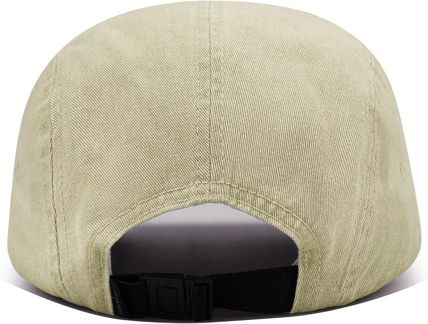 Clakllie 5 Panel Flat Brim Baseball Cap - Washed Cotton, Vintage Dad Hat for Men & Women Street Style Trucker Cap Hip Hop Hat