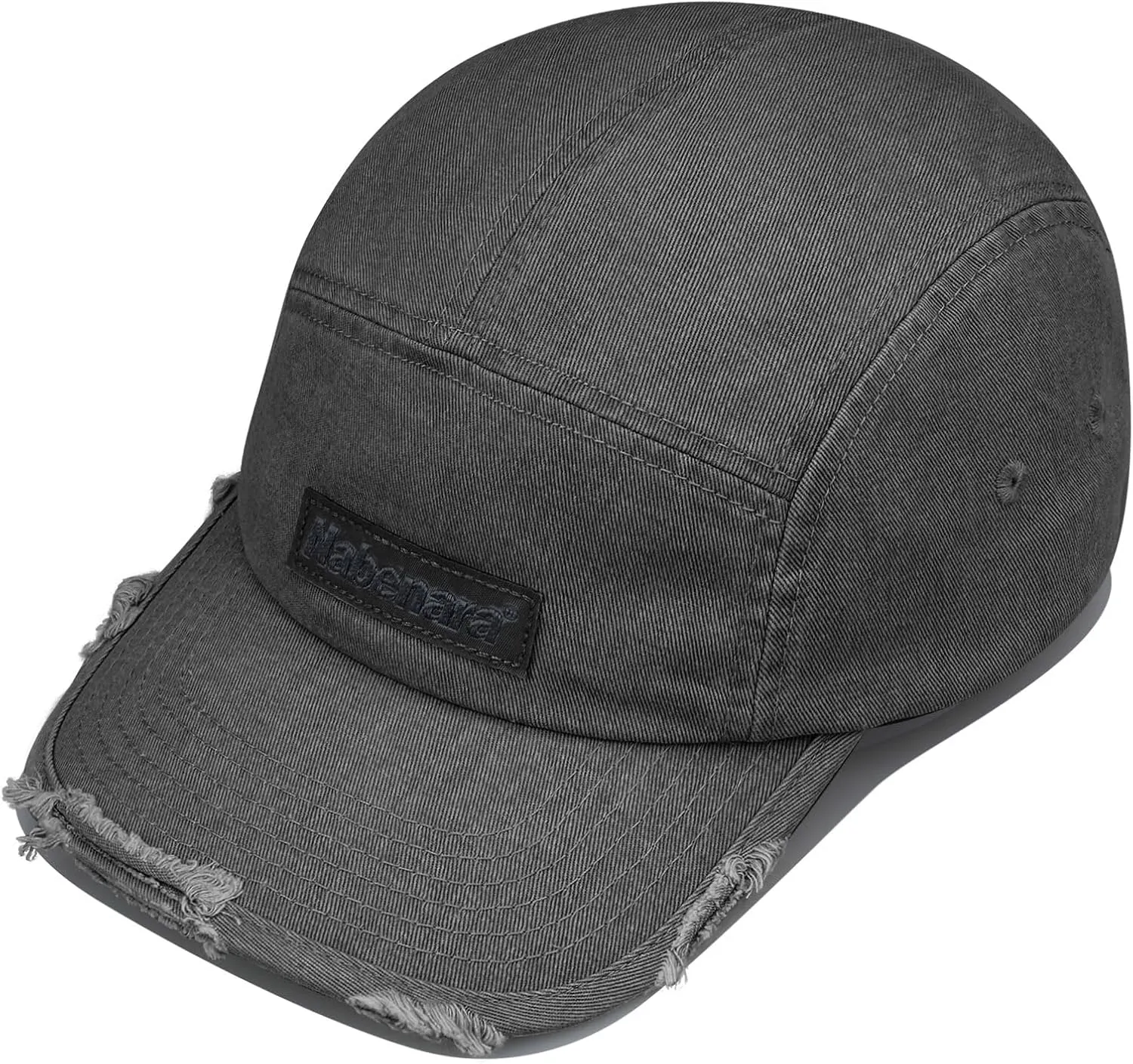 Clakllie 5 Panel Flat Brim Baseball Cap - Washed Cotton, Vintage Dad Hat for Men & Women Street Style Trucker Cap Hip Hop Hat
