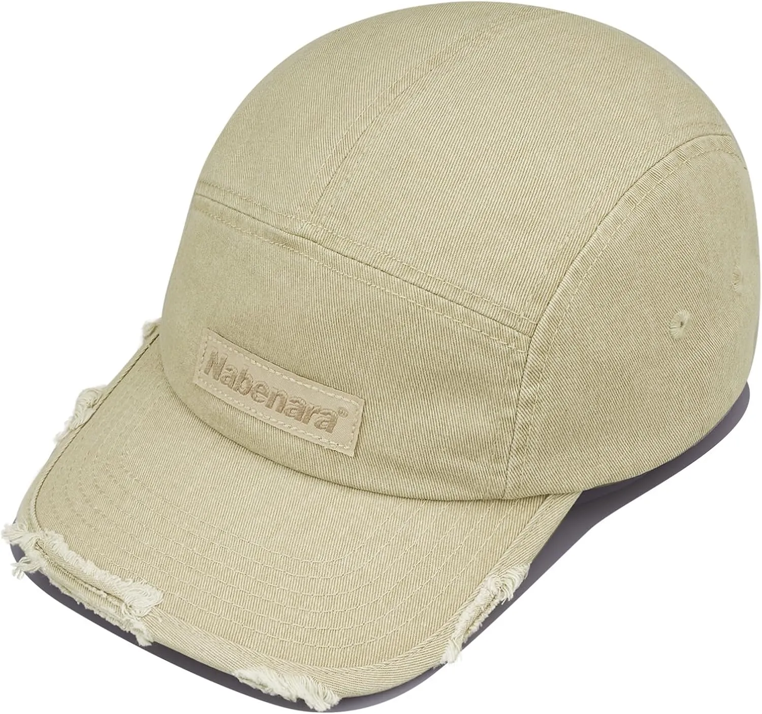 Clakllie 5 Panel Flat Brim Baseball Cap - Washed Cotton, Vintage Dad Hat for Men & Women Street Style Trucker Cap Hip Hop Hat