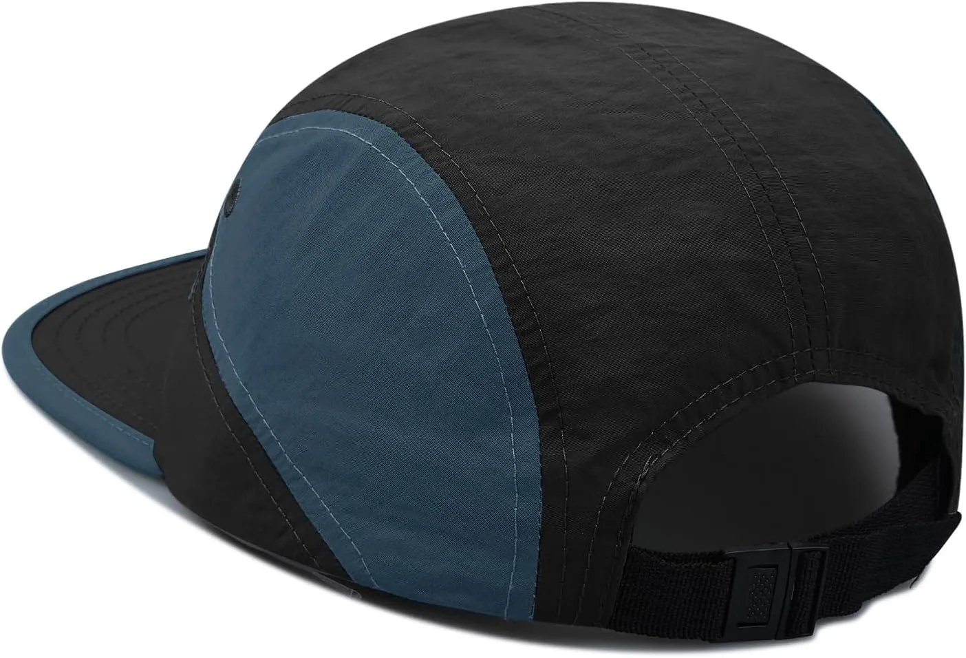 Clakllie 5 Panel Hat for Men Quick Dry Lightweight Running Baseball Cap Flat Brim Hiking Hat Women Outdoor Trekking Hat