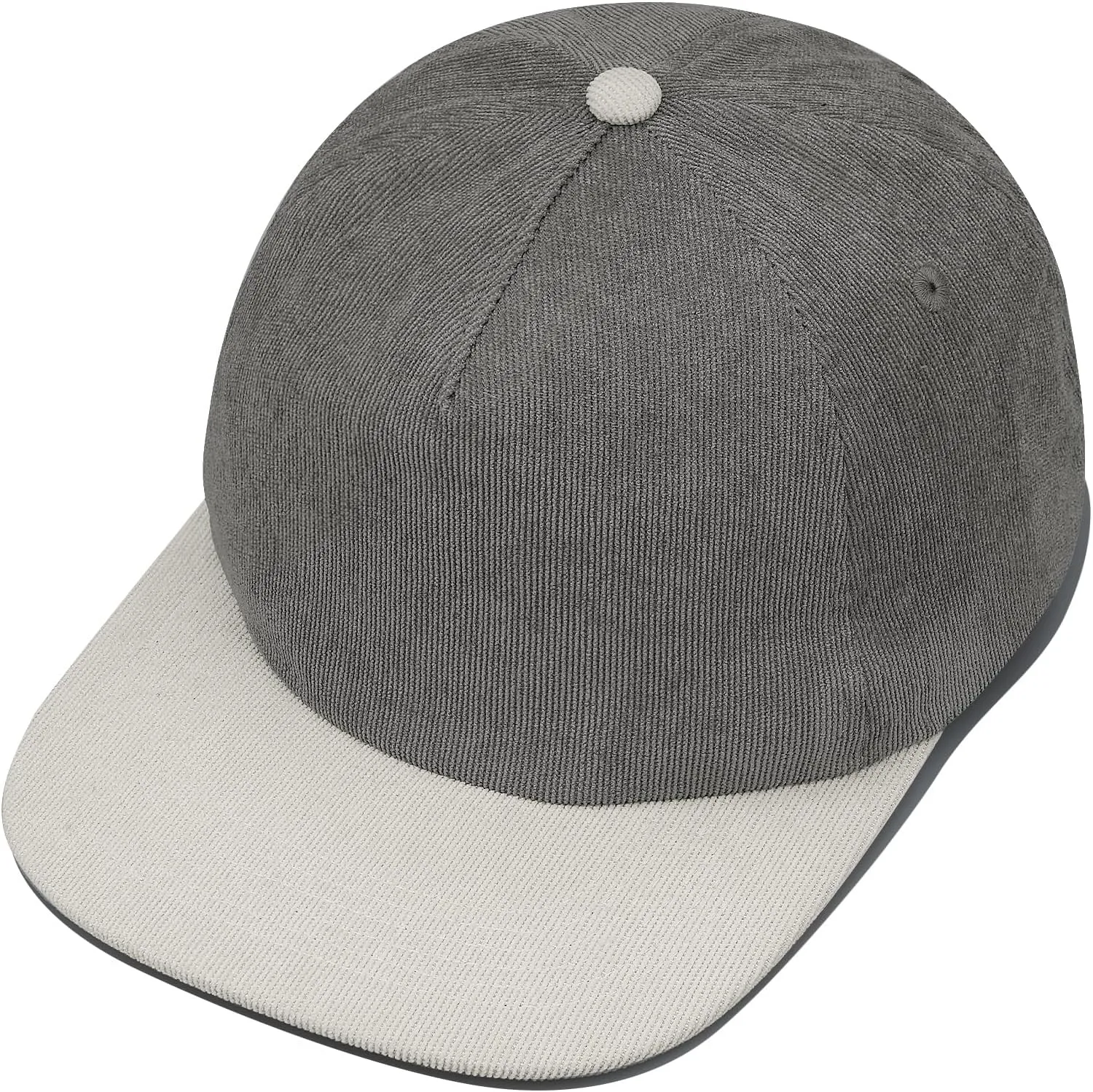 Clakllie Retro Flat Brim Baseball Cap Street Style Trucker Hat Snapback Low Profile Dad Hat Cooling Hip Hop Caps