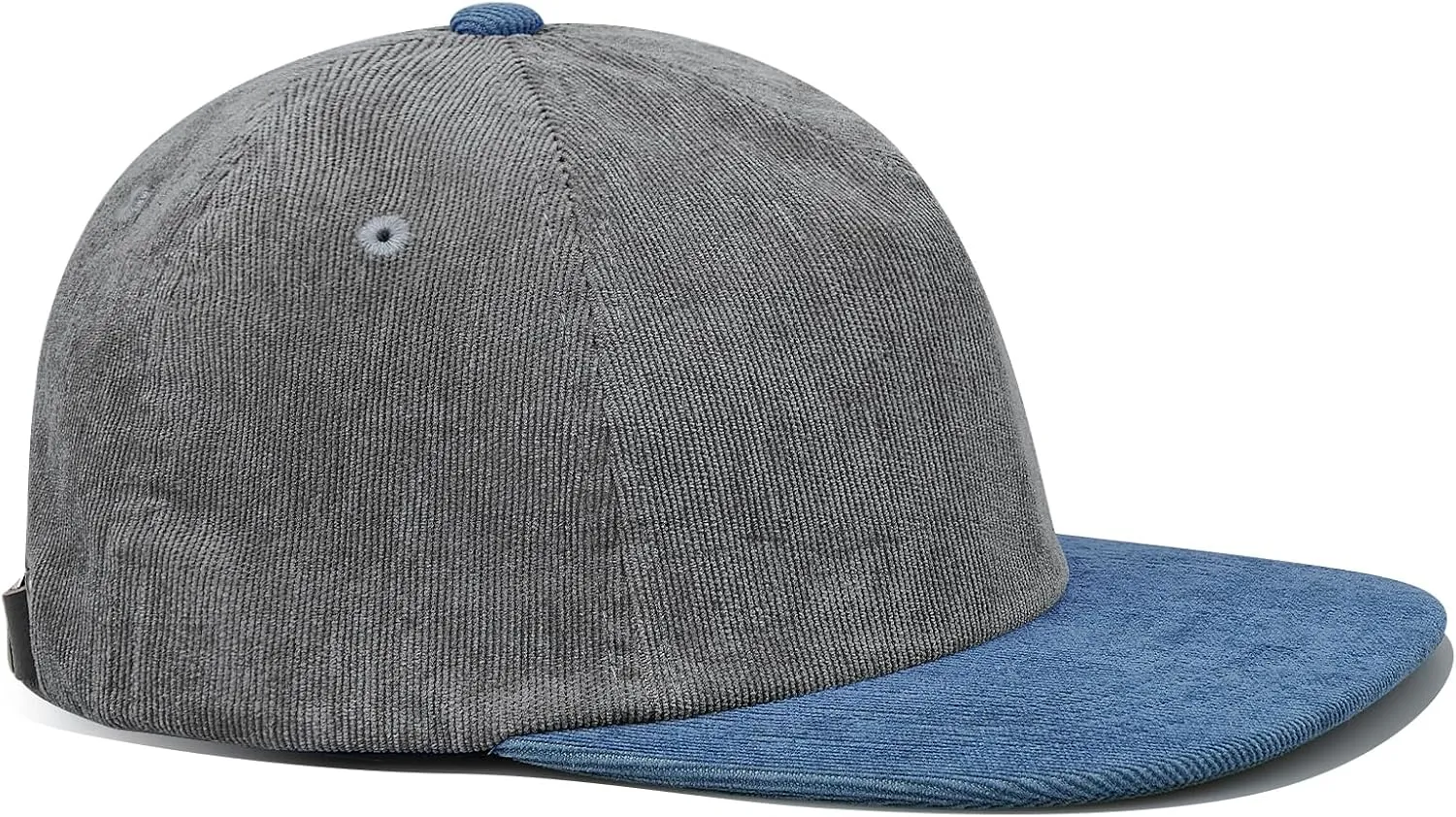 Clakllie Retro Flat Brim Baseball Cap Street Style Trucker Hat Snapback Low Profile Dad Hat Cooling Hip Hop Caps