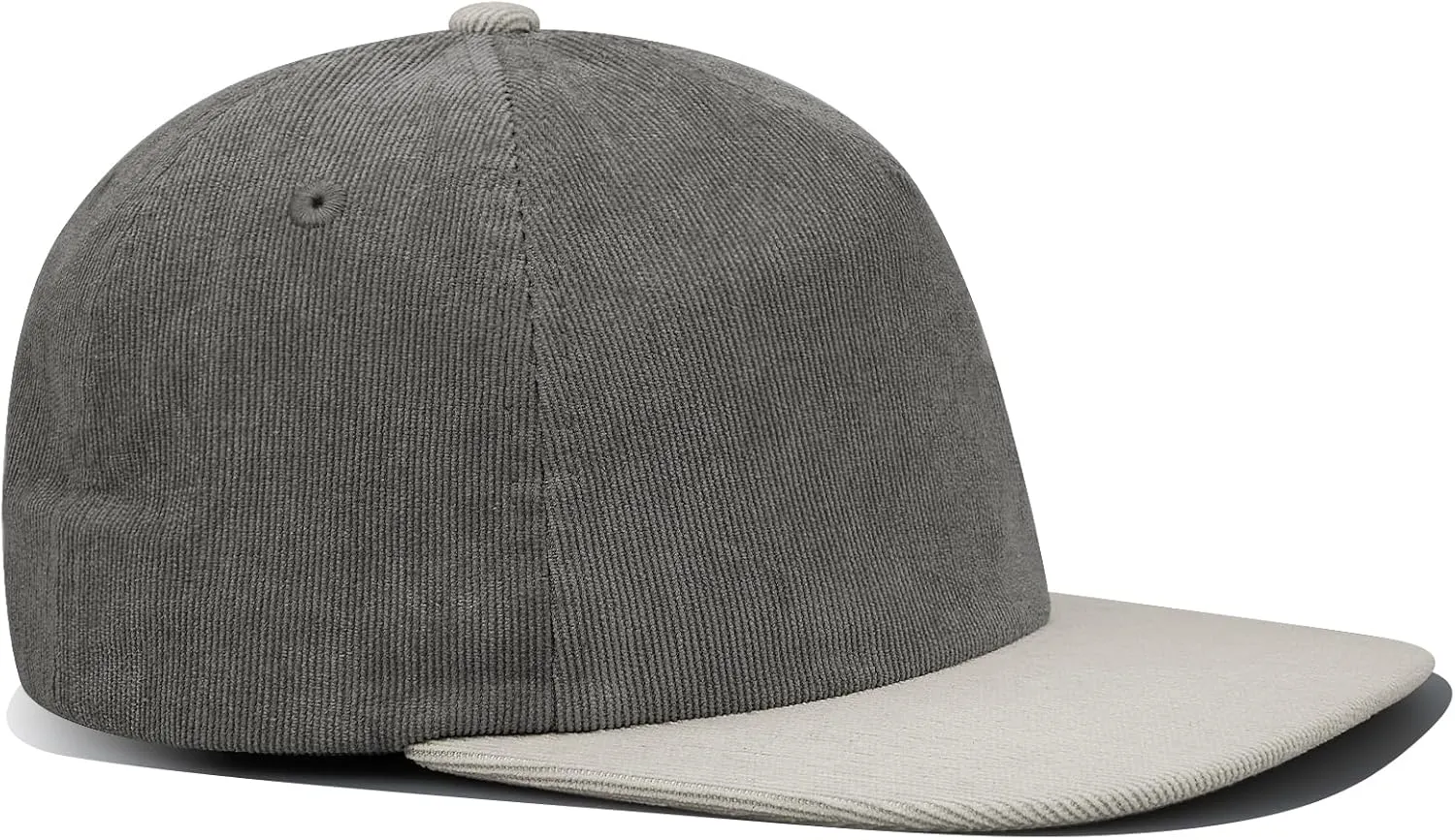 Clakllie Retro Flat Brim Baseball Cap Street Style Trucker Hat Snapback Low Profile Dad Hat Cooling Hip Hop Caps