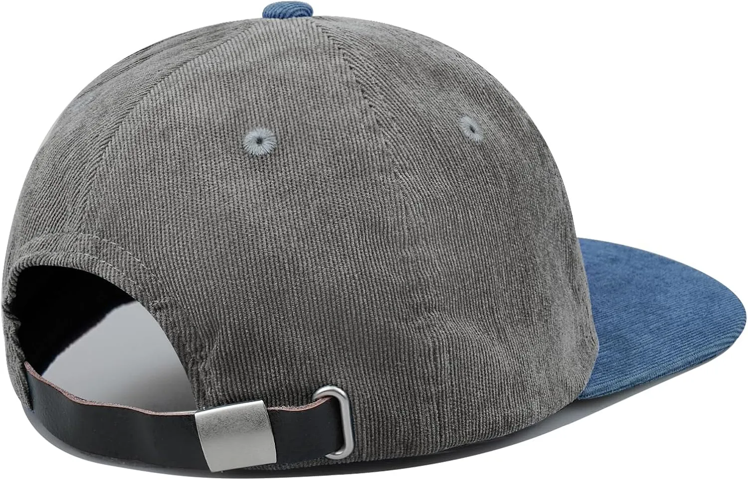 Clakllie Retro Flat Brim Baseball Cap Street Style Trucker Hat Snapback Low Profile Dad Hat Cooling Hip Hop Caps