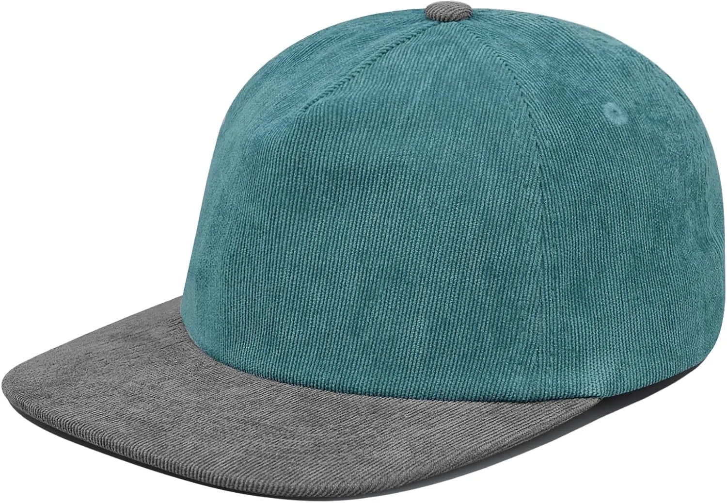 Clakllie Retro Flat Brim Baseball Cap Street Style Trucker Hat Snapback Low Profile Dad Hat Cooling Hip Hop Caps