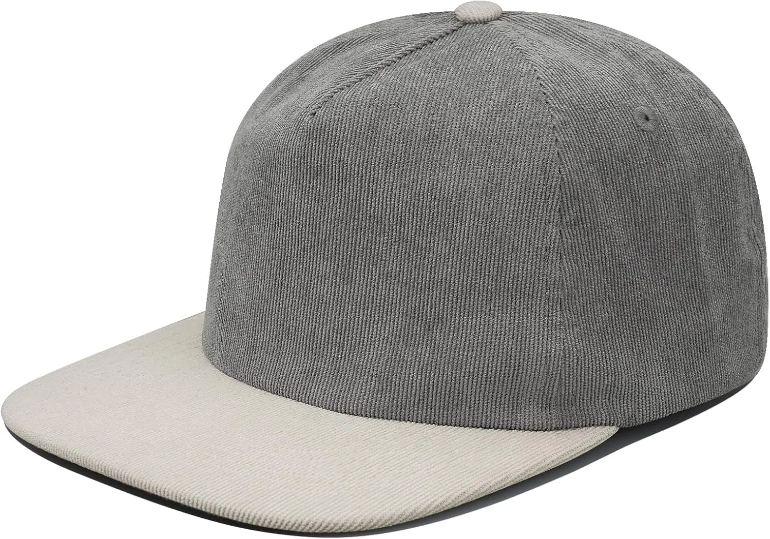Clakllie Retro Flat Brim Baseball Cap Street Style Trucker Hat Snapback Low Profile Dad Hat Cooling Hip Hop Caps