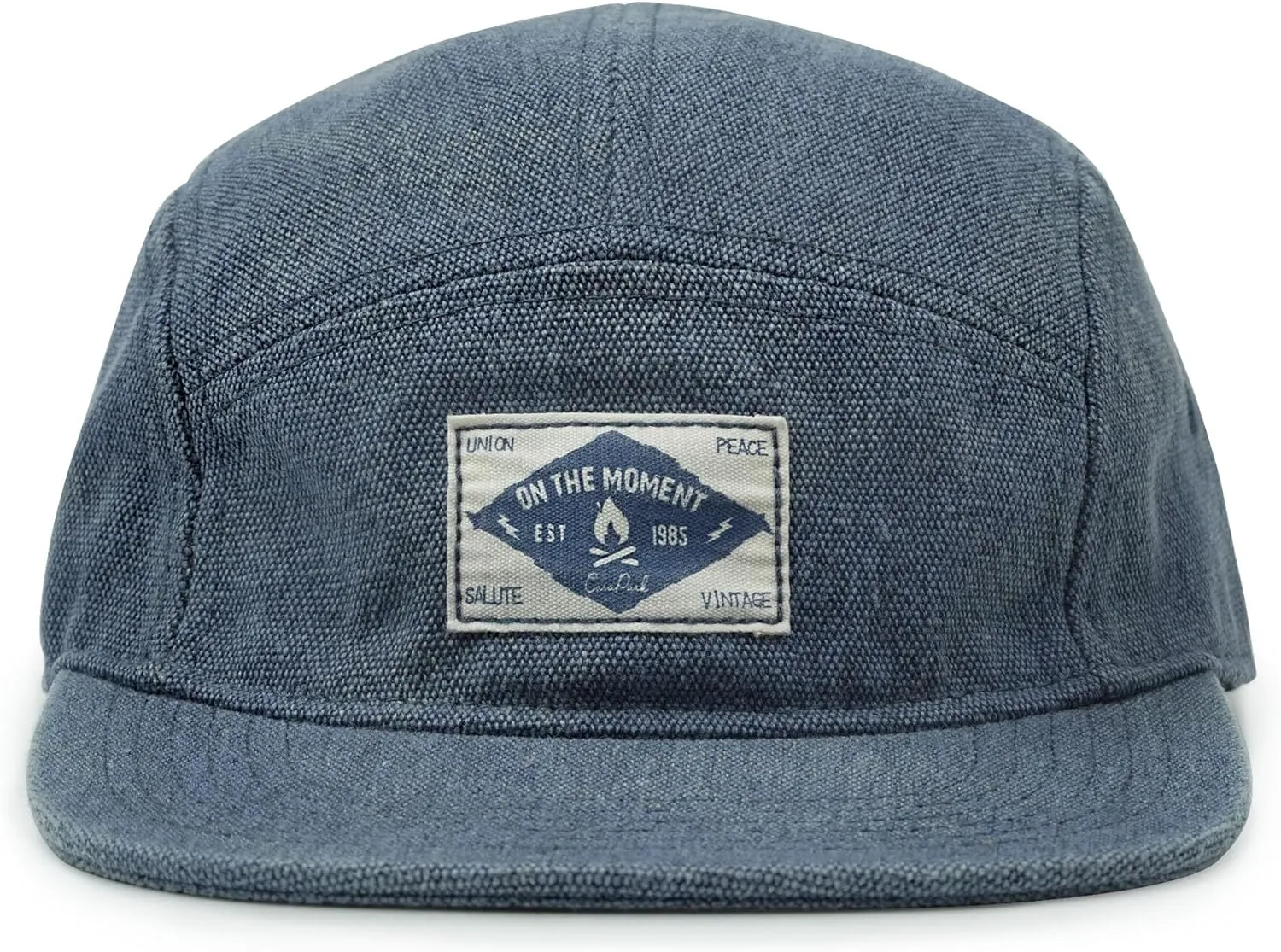 Croogo 5 Panel Hat Flat Brim Baseball Cap Snapback Hats for Men Vintage Trucker Dad Hat Hip Hop Street Style Skateboard Hats