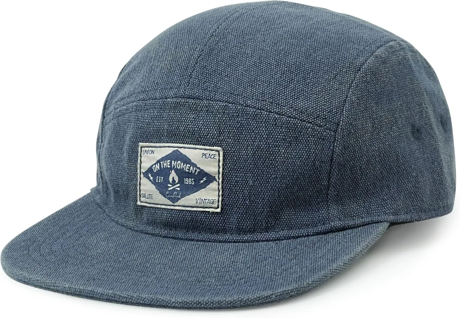 Croogo 5 Panel Hat Flat Brim Baseball Cap Snapback Hats for Men Vintage Trucker Dad Hat Hip Hop Street Style Skateboard Hats