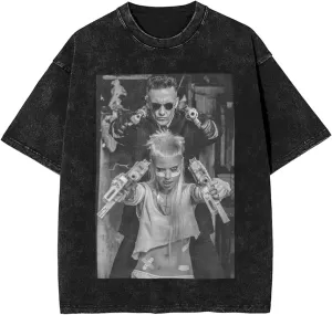 Die Music Antwoord Band Vintage Oversized T Shirt Cotton Summer Round Neck Short Sleeves Tops Unisex