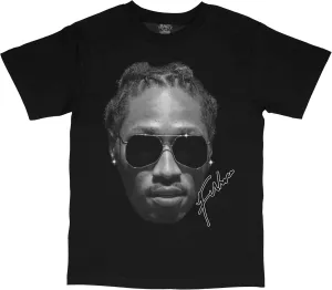 Future Rapper Face Streetwear Vintage Style T-Shirt Black