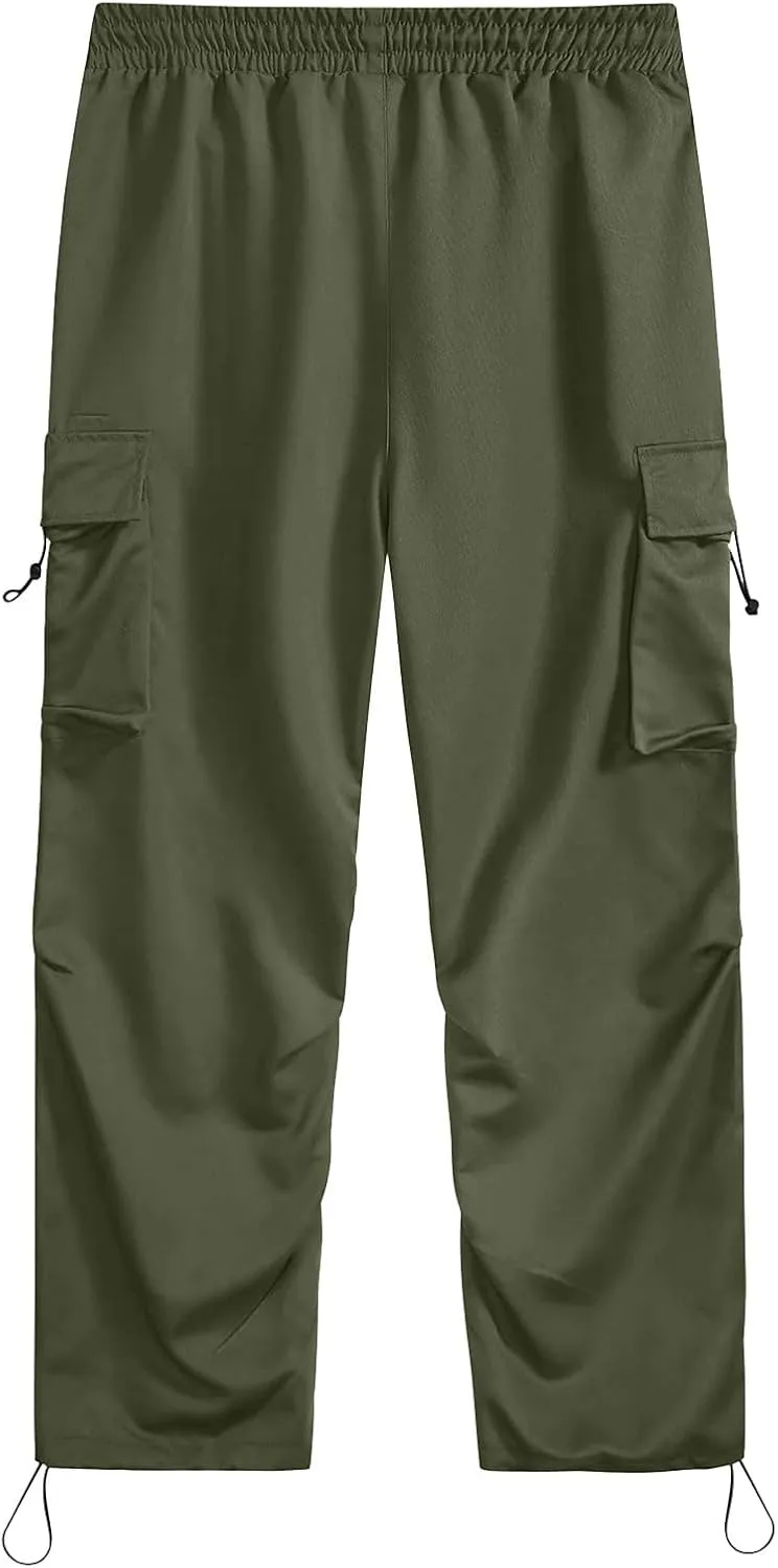 generic Men Pants Casual Summer Wide Leg Trousers Mens Cotton Linen Comfy Baggy Pants Fashoin Solid Elastic Wasit Loungewear