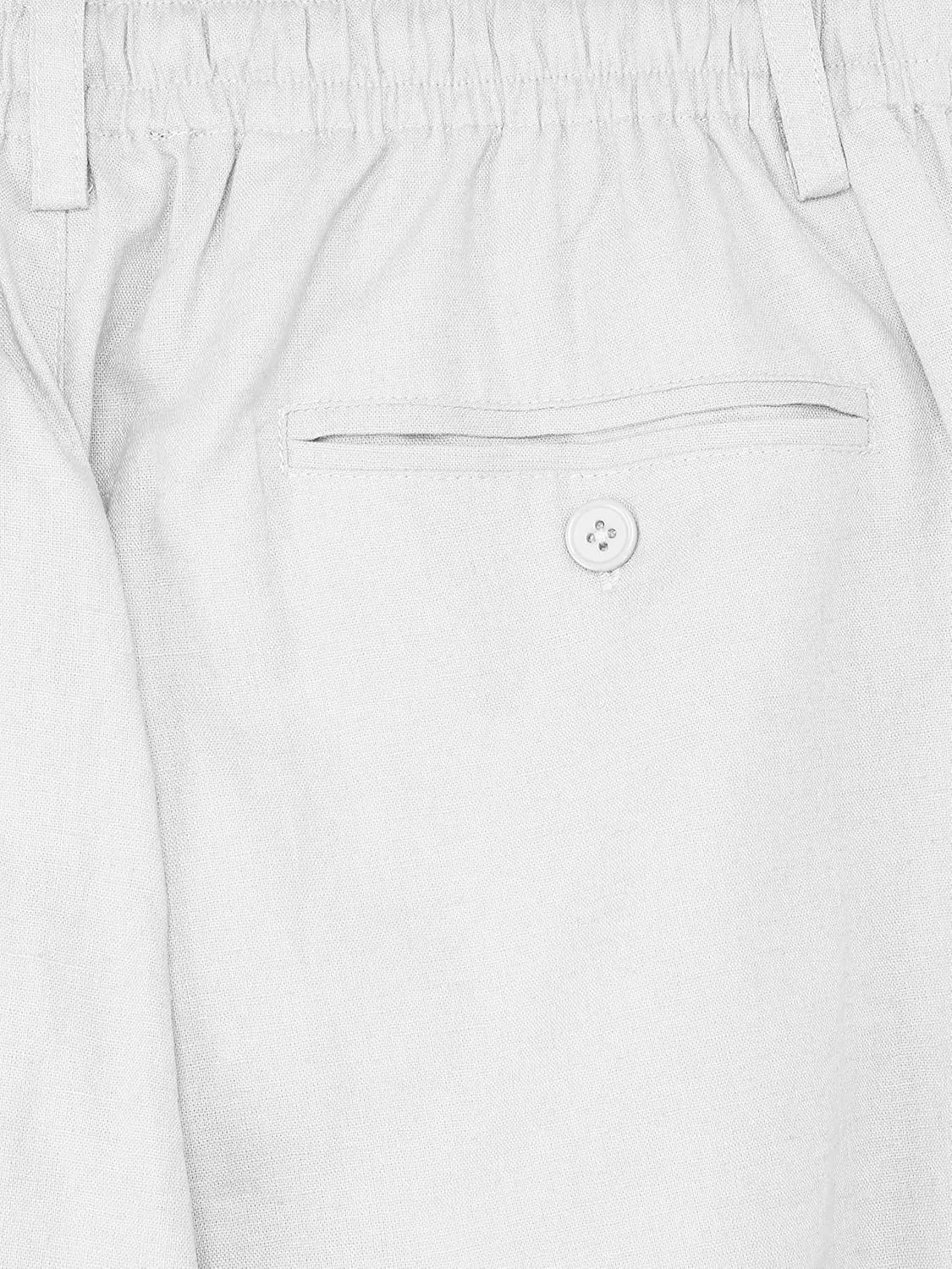 Hat and Beyond Mens Premium Soft Linen Pants Wrinkle Resistant Flat Front Classic Slacks