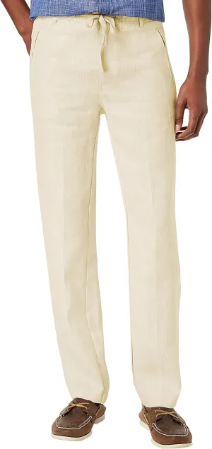 Hat and Beyond Mens Premium Soft Linen Pants Wrinkle Resistant Flat Front Classic Slacks
