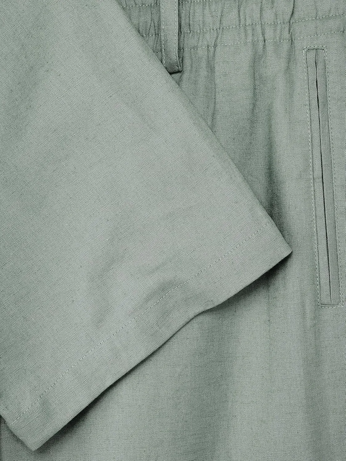 Hat and Beyond Mens Premium Soft Linen Pants Wrinkle Resistant Flat Front Classic Slacks