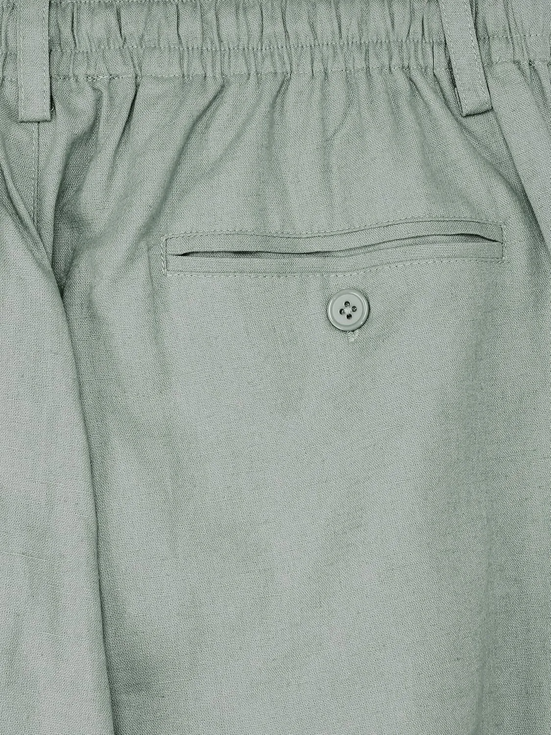 Hat and Beyond Mens Premium Soft Linen Pants Wrinkle Resistant Flat Front Classic Slacks
