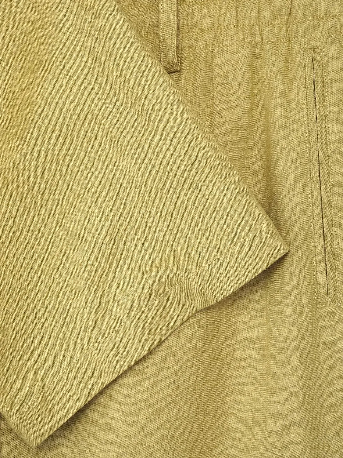 Hat and Beyond Mens Premium Soft Linen Pants Wrinkle Resistant Flat Front Classic Slacks