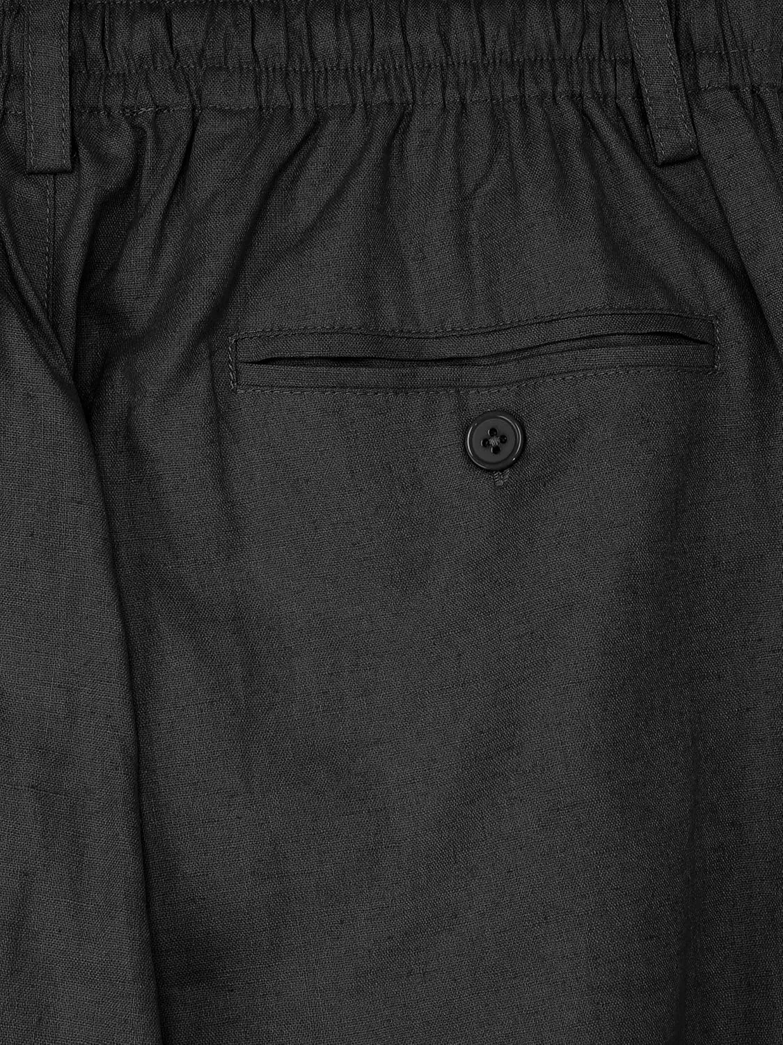 Hat and Beyond Mens Premium Soft Linen Pants Wrinkle Resistant Flat Front Classic Slacks