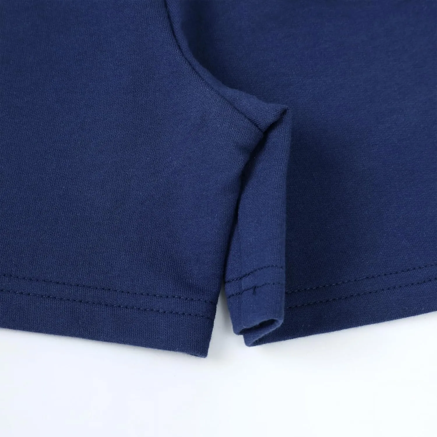 HILEELANG Toddler Boys' Shorts 3-Pack Summer Cotton French Terry Solid Adjust Pocket Shorts 12M-7Y