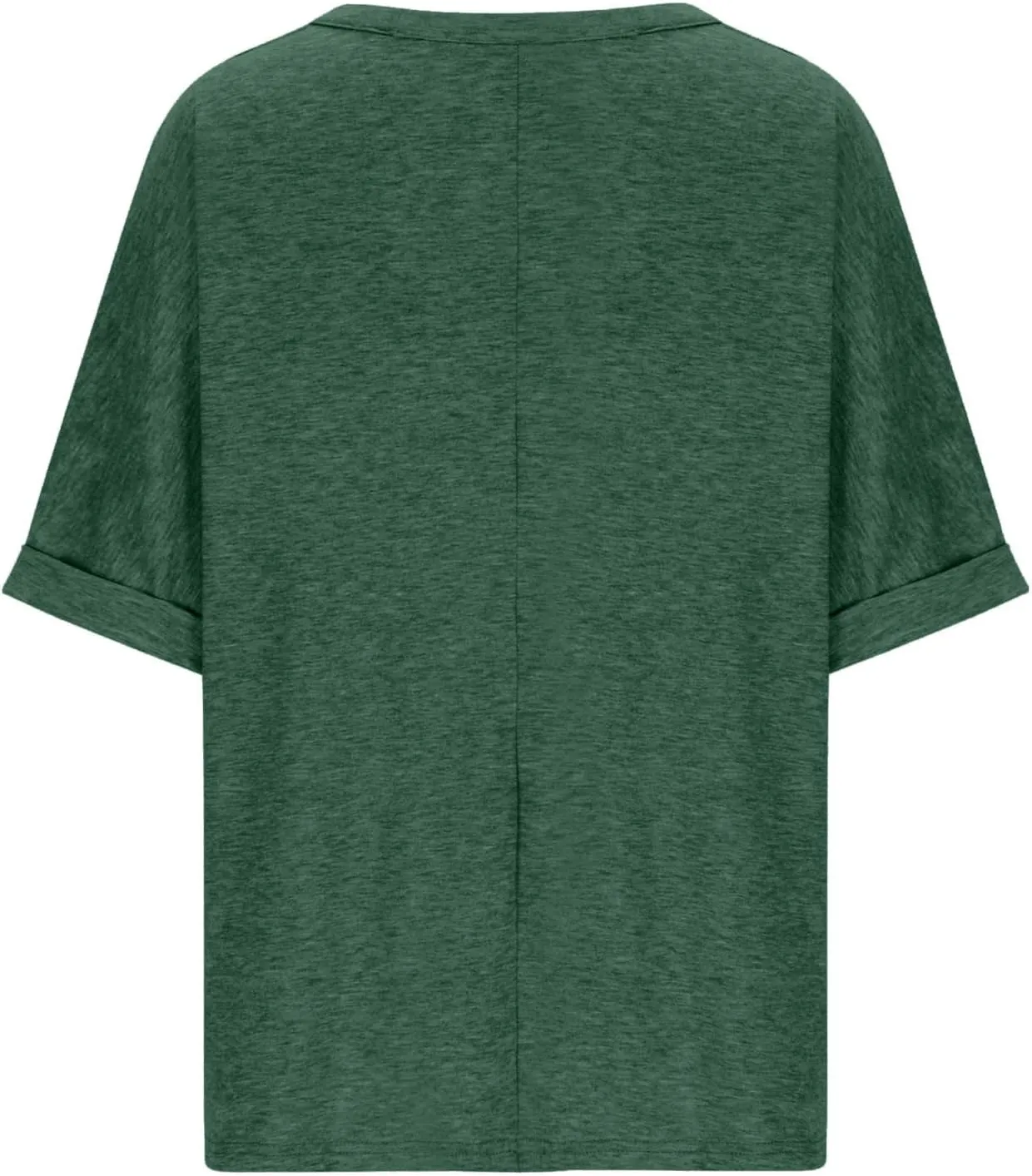 JOAU Women's Oversized T-Shirt Summer Casual Loose Fit Rolled Short Sleeve Round Neck Basic Tops Workout Gym Tee Shirts
