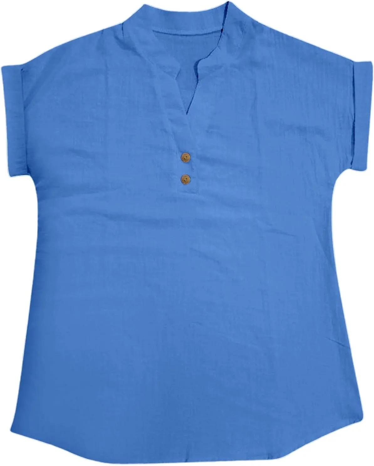 Linen Tops for Women Oversized Crew Neck Summer Short Sleeve Linen Tee Shirts Solid Casual Comfy Blouses Top