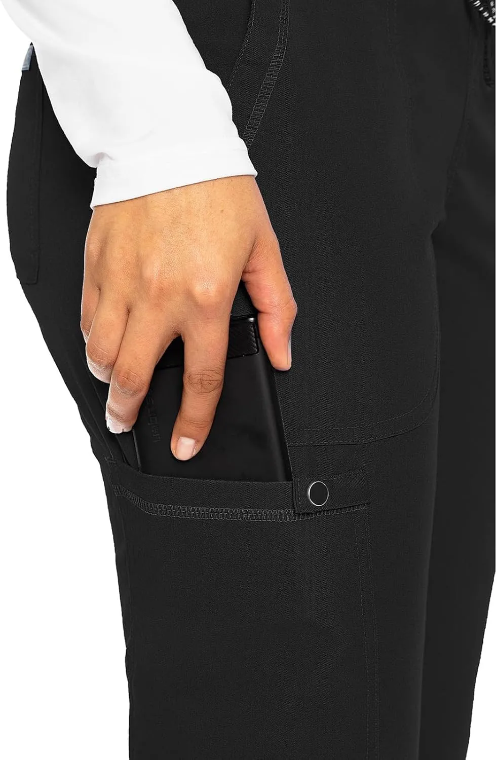 Med Couture Scrub Pants for Women Jogger Pant with 5 Pockets, Lightweight, Ultra Soft, 2-Way Stretch Fabric - MC7710