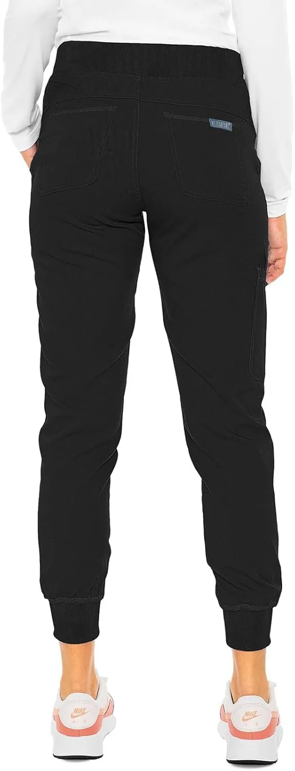 Med Couture Scrub Pants for Women Jogger Pant with 5 Pockets, Lightweight, Ultra Soft, 2-Way Stretch Fabric - MC7710