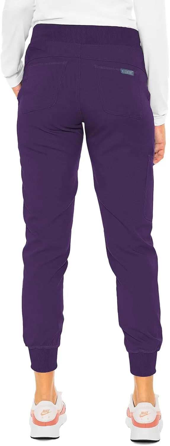 Med Couture Scrub Pants for Women Jogger Pant with 5 Pockets, Lightweight, Ultra Soft, 2-Way Stretch Fabric - MC7710