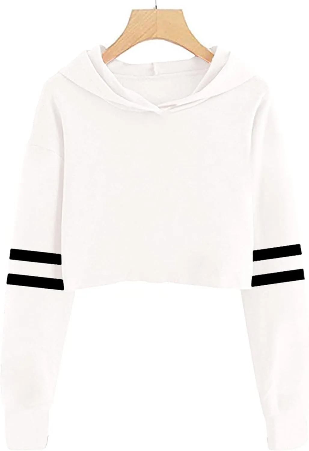 Meikulo Kids 2 Piece Outfits Girls Crop Tops Hoodies Long Sleeve Fashion Sweatshirts and Sweatpants
