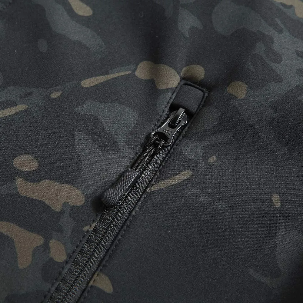 Men Softshell Tactical Jacket Fleece Hooded Coat for Hunting Hiking Fishing Camping