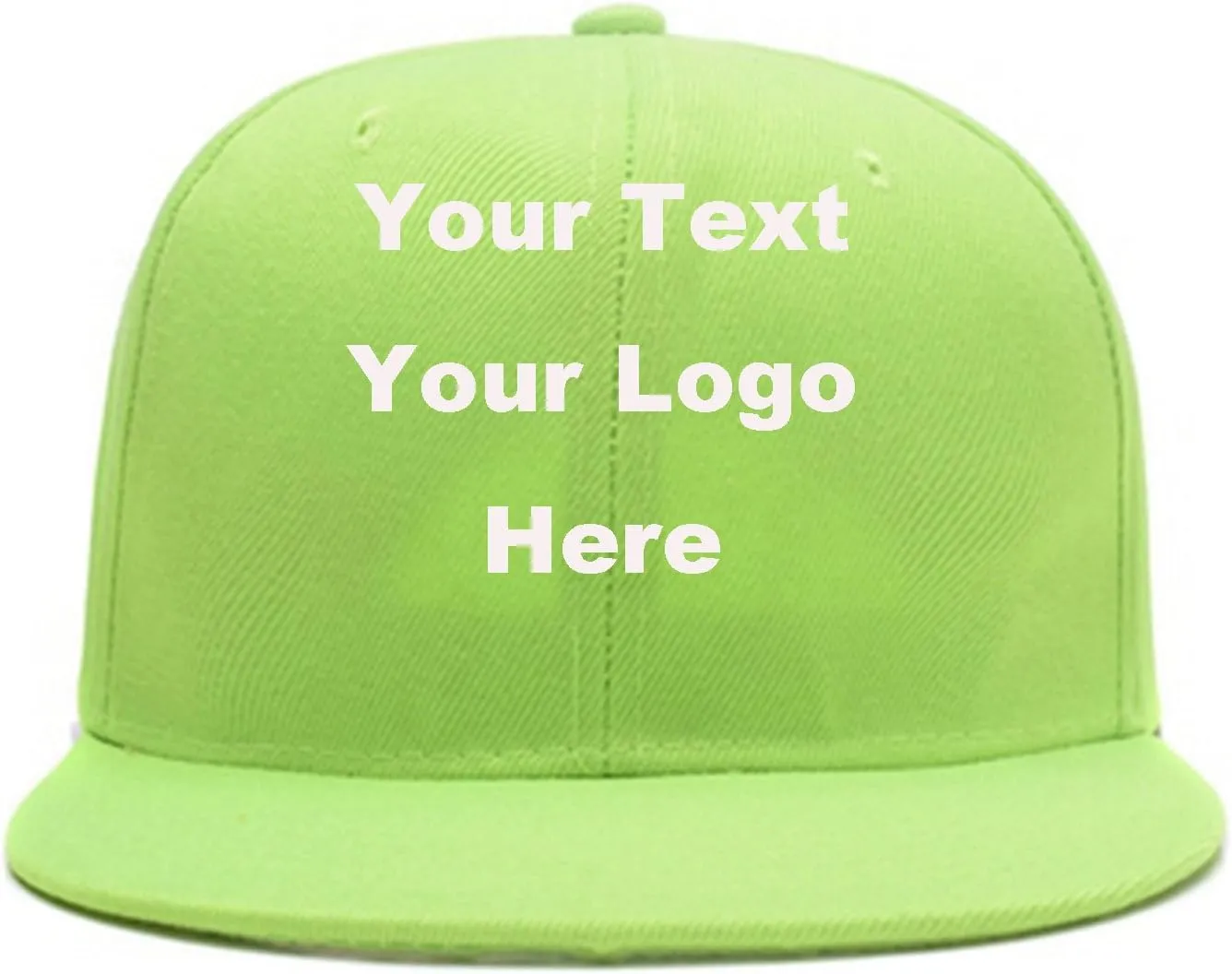 Men Women Hip Hop Plain Snapback Hats Personalized Flat Brim Outdoors Sun Visors Add Picture/Text/Logo Custom Baseball Caps