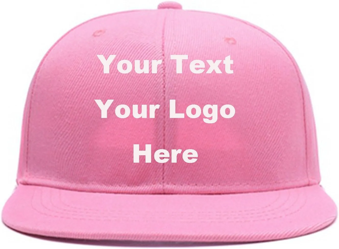 Men Women Hip Hop Plain Snapback Hats Personalized Flat Brim Outdoors Sun Visors Add Picture/Text/Logo Custom Baseball Caps