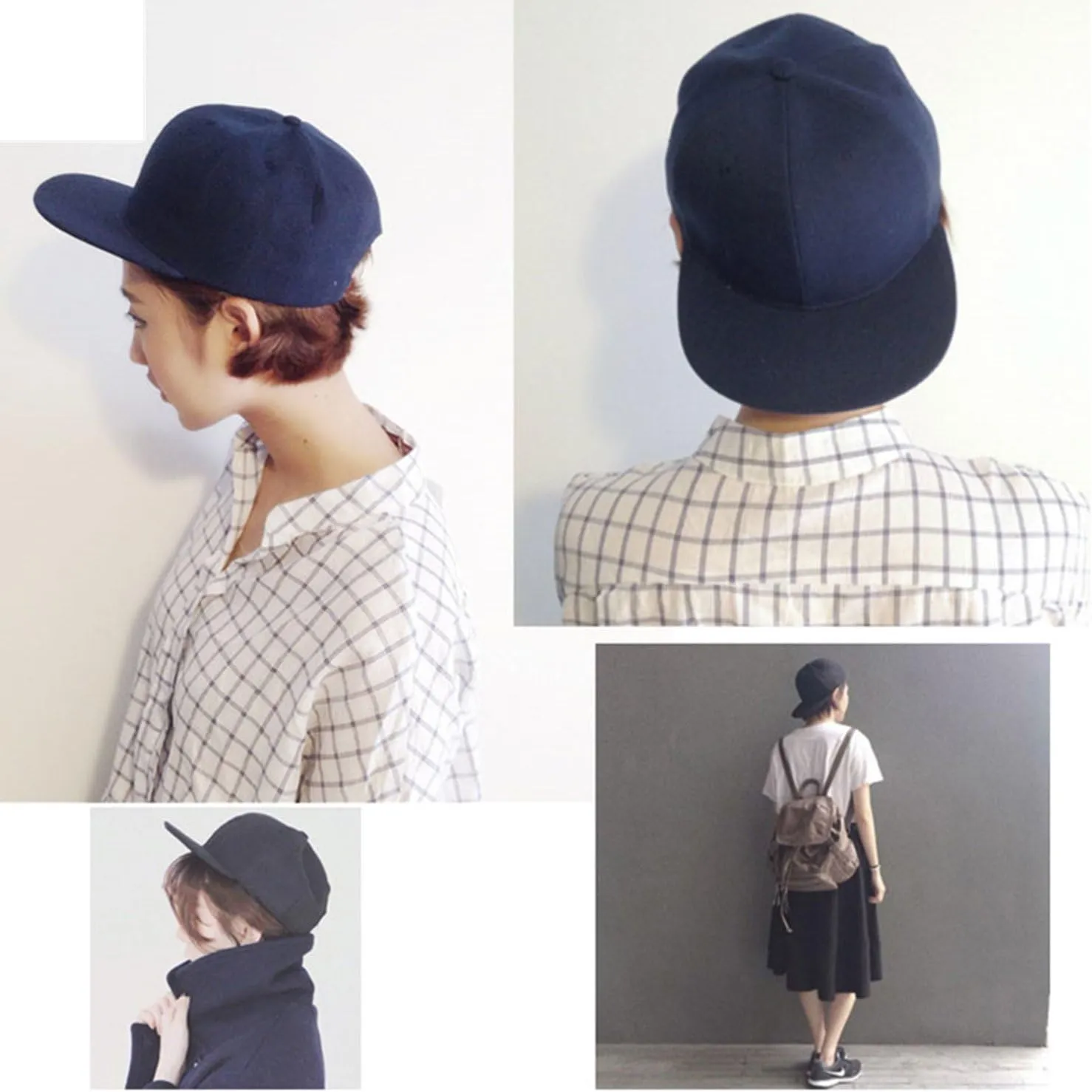 Men Women Hip Hop Plain Snapback Hats Personalized Flat Brim Outdoors Sun Visors Add Picture/Text/Logo Custom Baseball Caps
