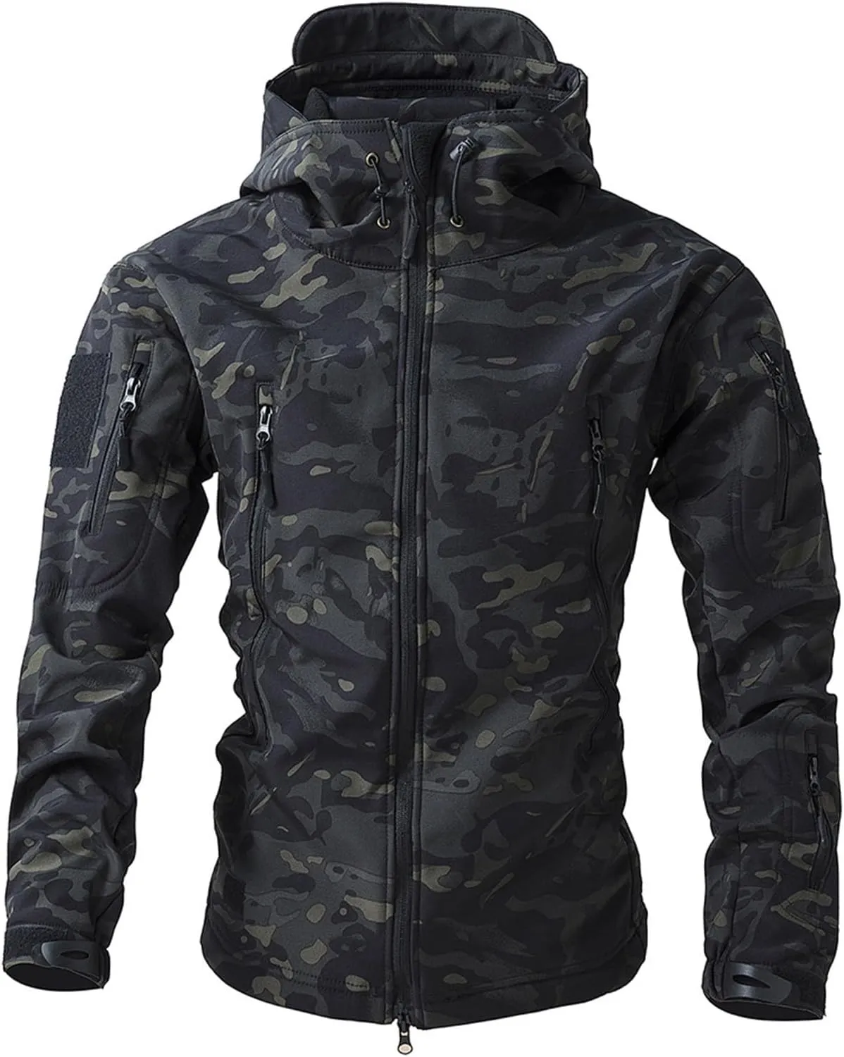 Men's Camo Hoodie & Tactical Jackets for Hunting, Skiing, and Winter - Warm & Stylish Outdoor Gear