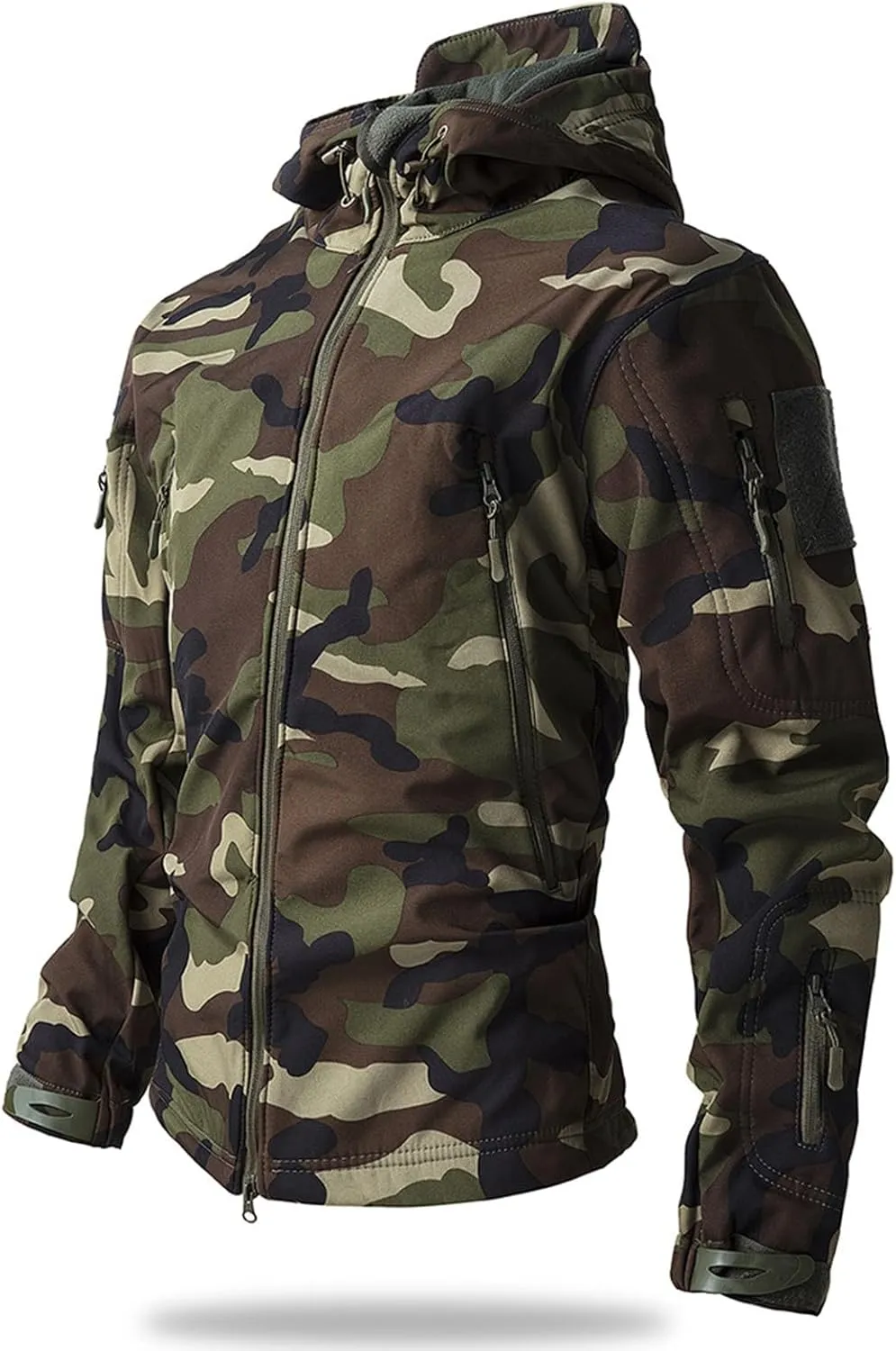 Men's Camo Hoodie & Tactical Jackets for Hunting, Skiing, and Winter - Warm & Stylish Outdoor Gear